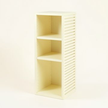 Glen Bridge Narrow Cubby Tower - Ivory (synthetic illustration; no displayed measurements)