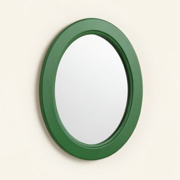 Stone Bend Framed Wall Mirror - Green (synthetic illustration; no displayed measurements)