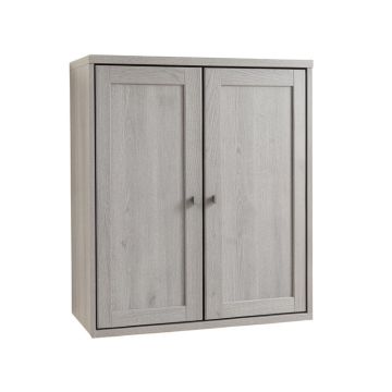 Moss Crossing Wall-Mounted Entry Cabinet - Gray