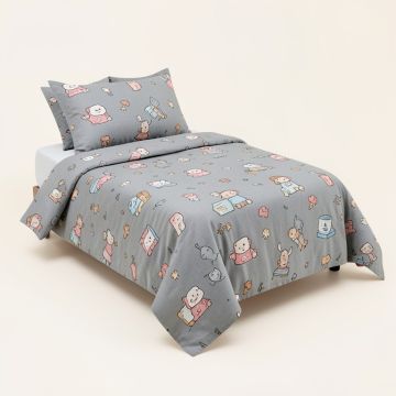 Saunderson 2 Piece Crib Bedding Set (synthetic illustration; no displayed measurements)