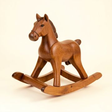 Wooden Rocking Horse (synthetic illustration; no displayed measurements)