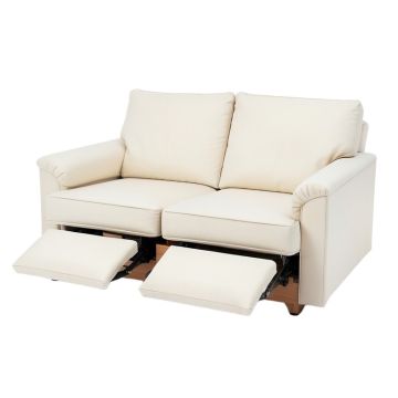 Raymo 59.67 '' Pillow Top Arm Reclining Loveseat (synthetic illustration; no displayed measurements)
