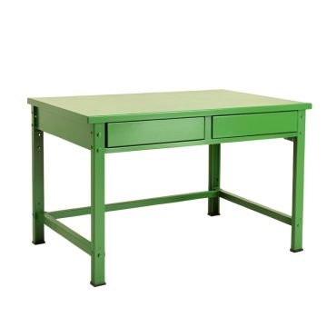 Cedar Crossing Empty Workshop Workbench - Green