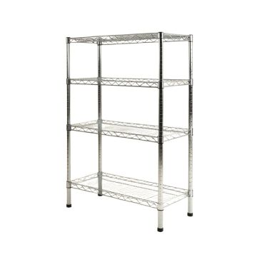 Glenaire 31.5 '' H X 13.77 '' W X 9.84 '' D 4 Shelf Wire Shelving Unit