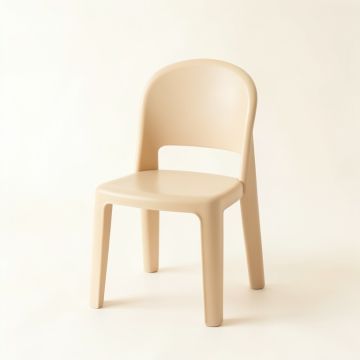 Spruce Bend Small Chair - Beige (synthetic illustration; no displayed measurements)