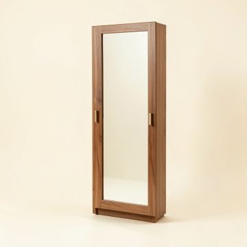 Karmakar Wall Mounted Jewelry Armoire With Mirror (synthetic illustration; no displayed measurements)