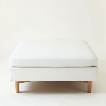 Chartier Uniquely Designed Fabric Upholstered Wooden Ottoman Bed (synthetic illustration; no displayed measurements)