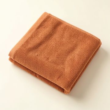 Brook Crest Bath Towel - Terracotta (synthetic illustration; no displayed measurements)