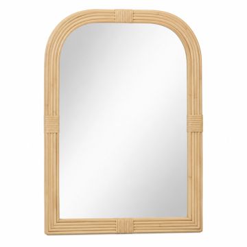 Flint Bridge Framed Wall Mirror - Beige