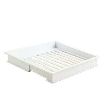 Dune Falls Empty Under-Desk Cable Tray - White