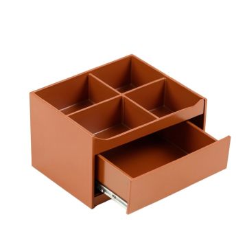 Cove Bridge Empty Coffee-Station Organizer - Terracotta