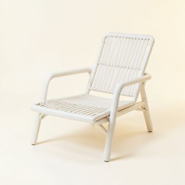 Shore Canyon Outdoor Lounge Chair - White (synthetic illustration; no displayed measurements)