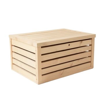 Field Bend Closed Outdoor Storage Box - Beige