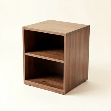 Sara End Table With Storage (synthetic illustration; no displayed measurements)