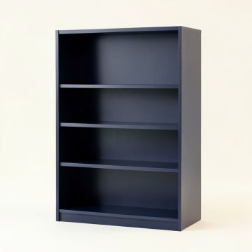 Reed Bridge Freestanding Bookcase - Navy (synthetic illustration; no displayed measurements)