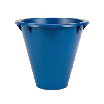 Hazel Brook Empty Railing Planter With Integral Brackets - Blue