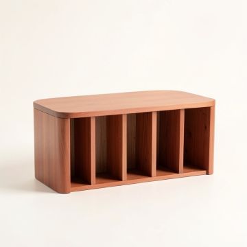 Ash Branch Shoe Storage Bench - Terracotta (synthetic illustration; no displayed measurements)