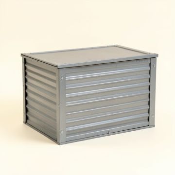 Lake Brook Closed Outdoor Storage Box - Gray (synthetic illustration; no displayed measurements)