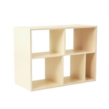 Dune Dale Desktop Shelving Unit - Cream