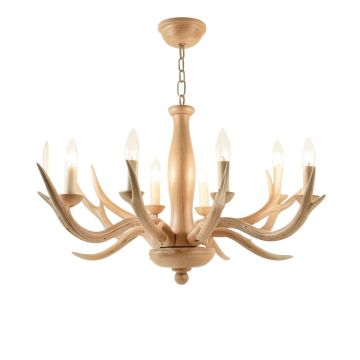Sybil Unique Statement Classic Traditional Chandelier With Antler Accents