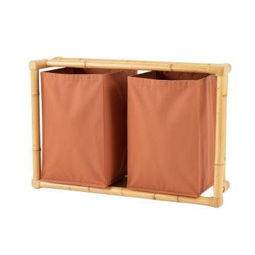 Elm Canyon Laundry Sorting Station With Plain Removable Bags - Terracotta (synthetic illustration; no displayed measurements)