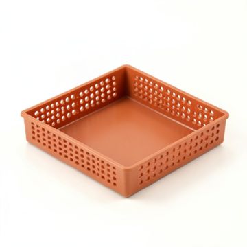 Vale Crossing Empty Under-Desk Cable Tray - Terracotta (synthetic illustration; no displayed measurements)