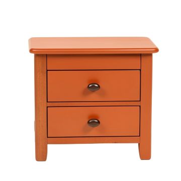 Slate Arc Nightstand - Terracotta