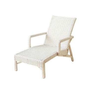 Ridge Bend Outdoor Lounge Chair - White