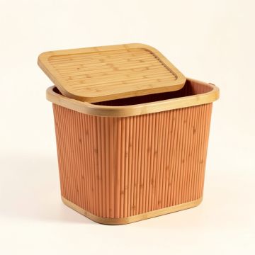 Fern Bridge Laundry Hamper - Terracotta (synthetic illustration; no displayed measurements)
