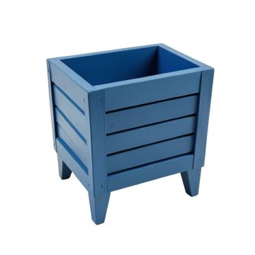 Harbor Canyon Empty Raised Planter - Blue