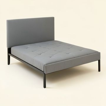 Tufted Upholstered Platform Bed (synthetic illustration; no displayed measurements)