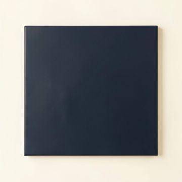 Field Bend Uninstalled Square Decorative Tile - Navy (synthetic illustration; no displayed measurements)