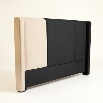 Riley Upholstered Wingback Headboard (synthetic illustration; no displayed measurements)
