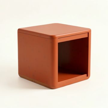 Elm Bend Side Table - Terracotta (synthetic illustration; no displayed measurements)
