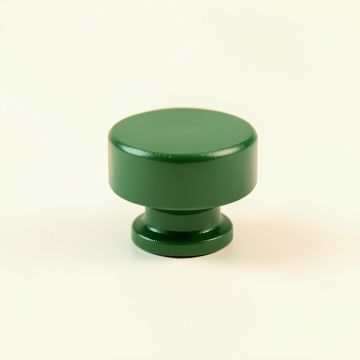 Stone Bend Cabinet Knob Without Packaging - Green (synthetic illustration; no displayed measurements)