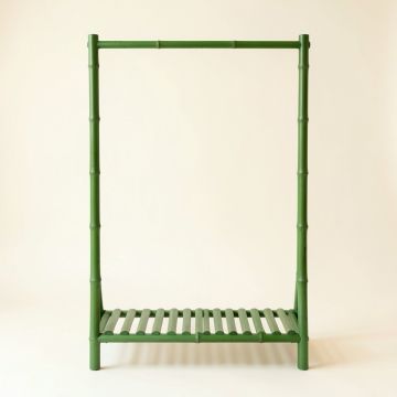 Clay Brook Empty Garment Rack - Green (synthetic illustration; no displayed measurements)