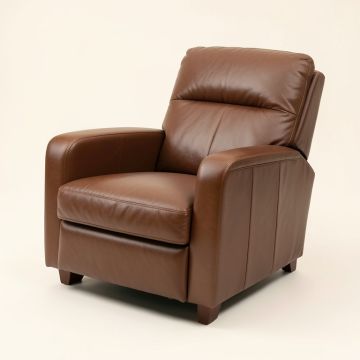 Freese 53 '' Wide Faux Leather Manual Wall Hugger Standard Recliner (synthetic illustration; no displayed measurements)