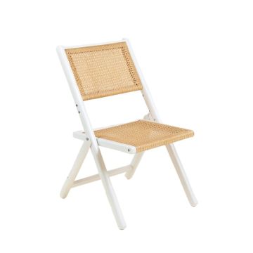 Vale Crest Folding Outdoor Chair - White