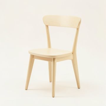 Elm Edge Dining Chair - Ivory (synthetic illustration; no displayed measurements)