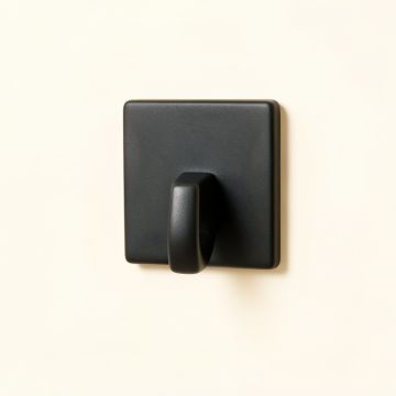 Juniper Branch Wall-Mounted Robe Hook - Black (synthetic illustration; no displayed measurements)