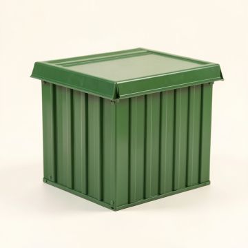 Juniper Canyon Closed Outdoor Storage Box - Green (synthetic illustration; no displayed measurements)