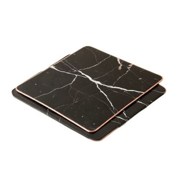 2 Piece Marble Placemet Set