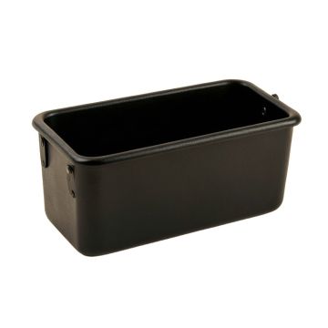 Briar Crest Empty Railing Planter With Integral Brackets - Black