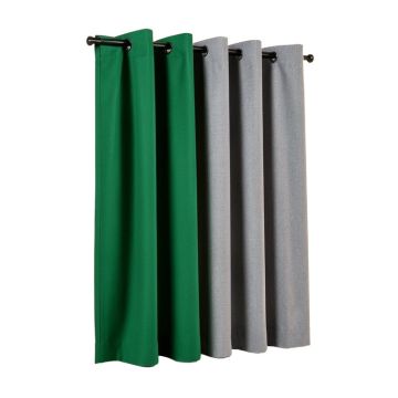 Rotteck Geometric Room Darkening Grommet Curtain Panels