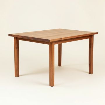 Angastina Rubberwood Solid Wood Dining Table (synthetic illustration; no displayed measurements)