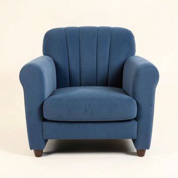 Willow Canyon Upholstered Armchair - Blue (synthetic illustration; no displayed measurements)