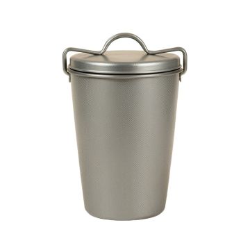 Sage Bend Storage Canister With Lid - Gray