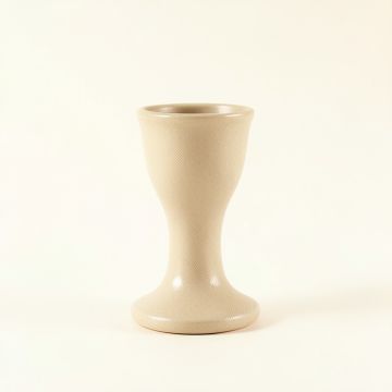 Fern Bend Empty Candle Holder - Beige (synthetic illustration; no displayed measurements)