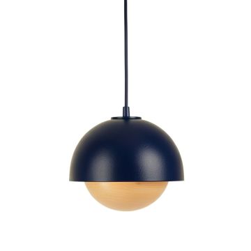 Clay Arc Pendant Light Suspended From One Plain Cable