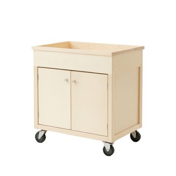 Briar Dale Empty Rolling Workshop Cart - Ivory